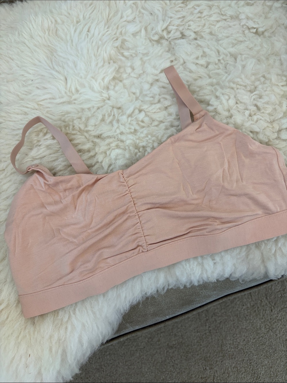 Quince Blush Wireless Bralette